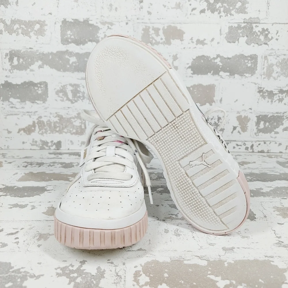 PUMA Cali Bouquet Women's Leather Walking Sneakers B79 - Picture 9 of 11